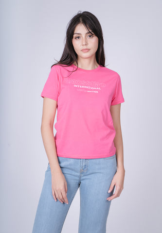 Mossimo Nikkie Hot Pink Classic Fit Tee