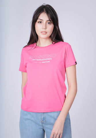 Mossimo Nikkie Hot Pink Classic Fit Tee