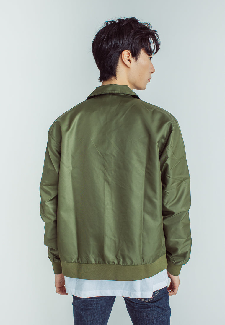 Mossimo Fatigue Bomber Varsity Comfort Fit Jacket