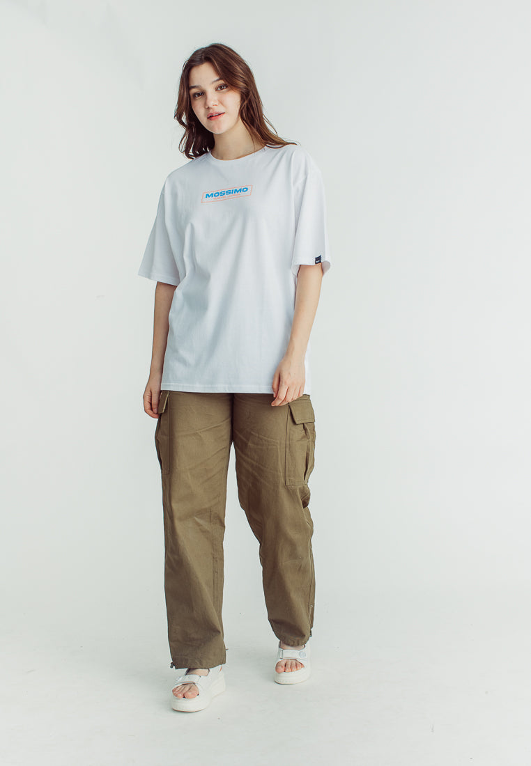 Mossimo Callie White Oversized Fit Tee