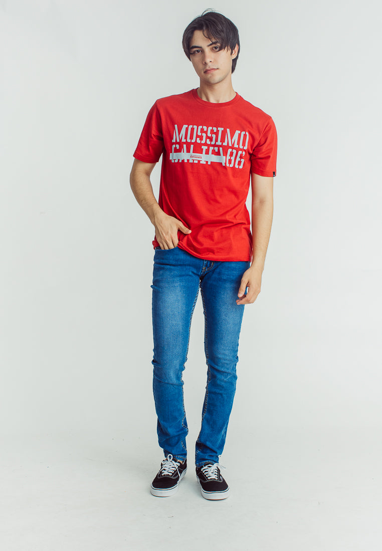 Mossimo Leandro Chili Red Comfort Fit Tee