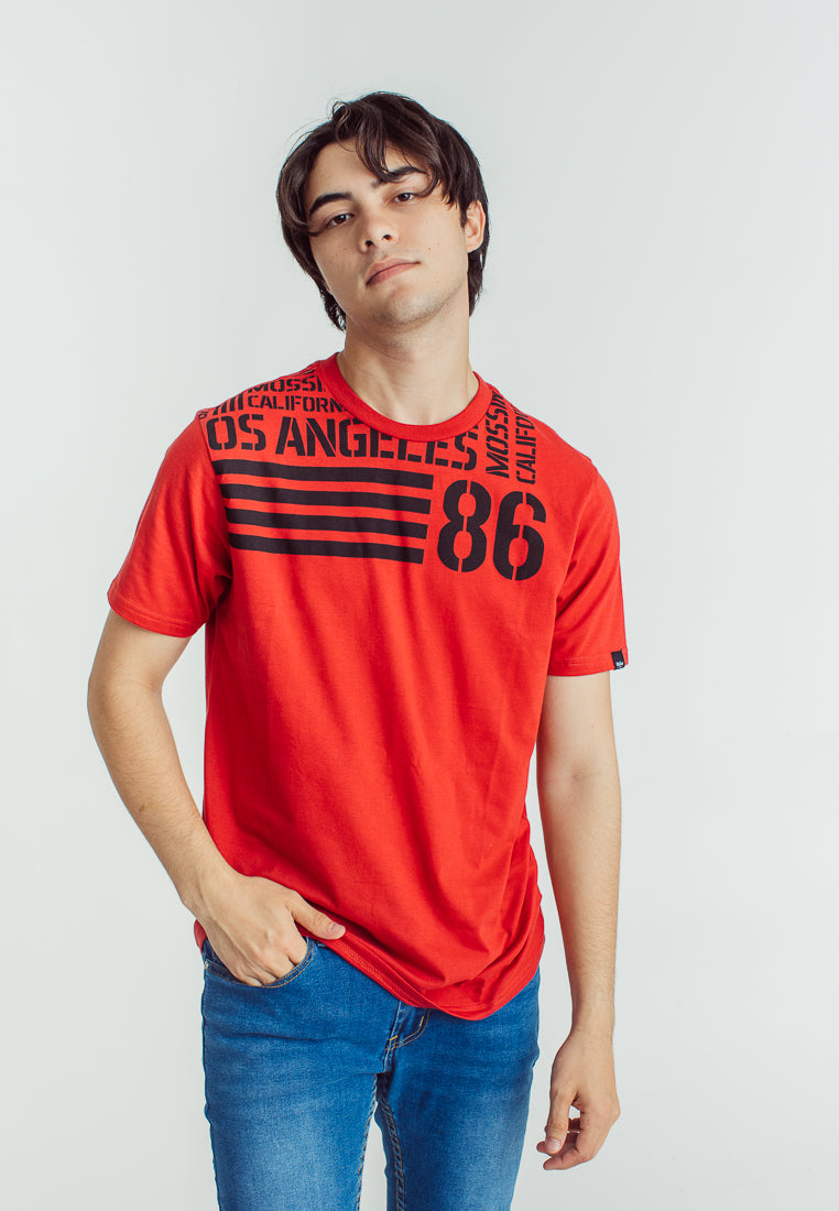 Mossimo Arjay Chili Red Classic Fit Tee