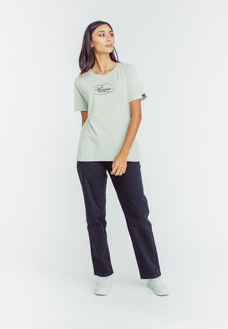 Mossimo Jenalyn Fog Green Classic Fit Tee