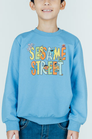 Mossimo Kids Blue Sesame Street Pullover