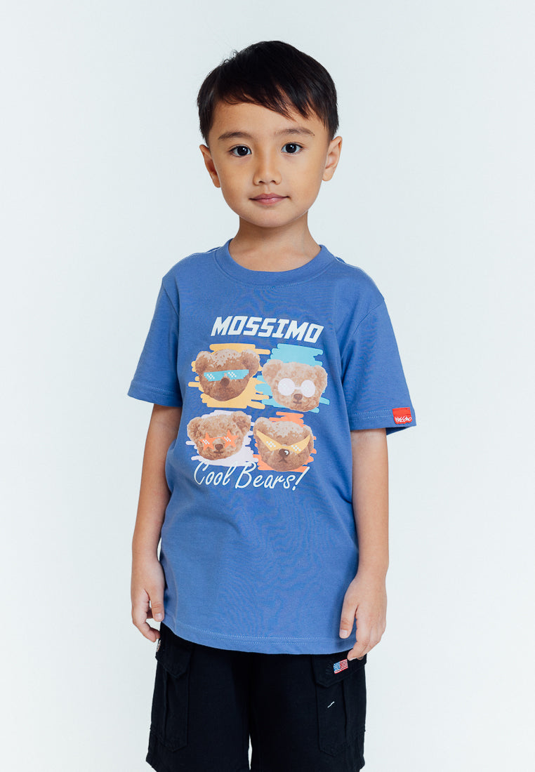 Mossimo Kids Avery Amparo Blue Mossybear Tshirt