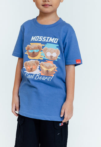 Mossimo Kids Avery Amparo Blue Mossybear Tshirt