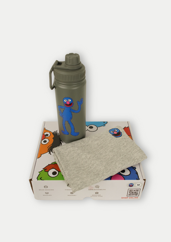 Mossimo Kids Sesame Street Heather Gray Gift Box Set