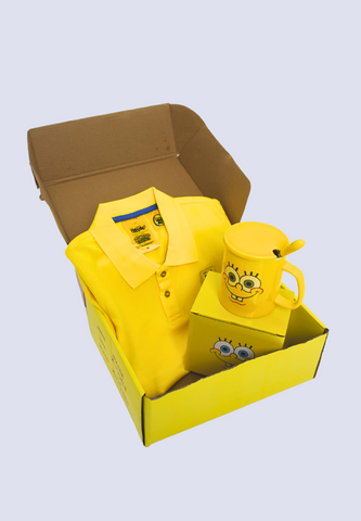 [KIDS GIFT SET] Mossimo Kids Spongebob Yellow Polo Shirt