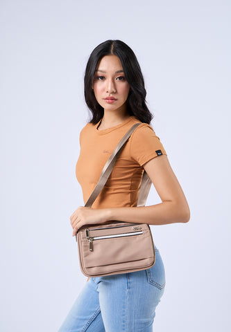 Mossimo Eden Beige Crossbody Bag