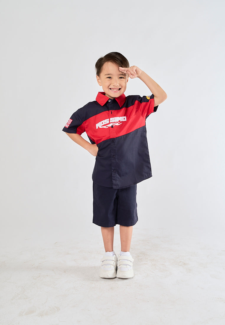 Mossimo Kids Alvin Black Woven Polo