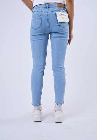 Mossimo Odette Light Blue Five Pocket Skinny Jeans