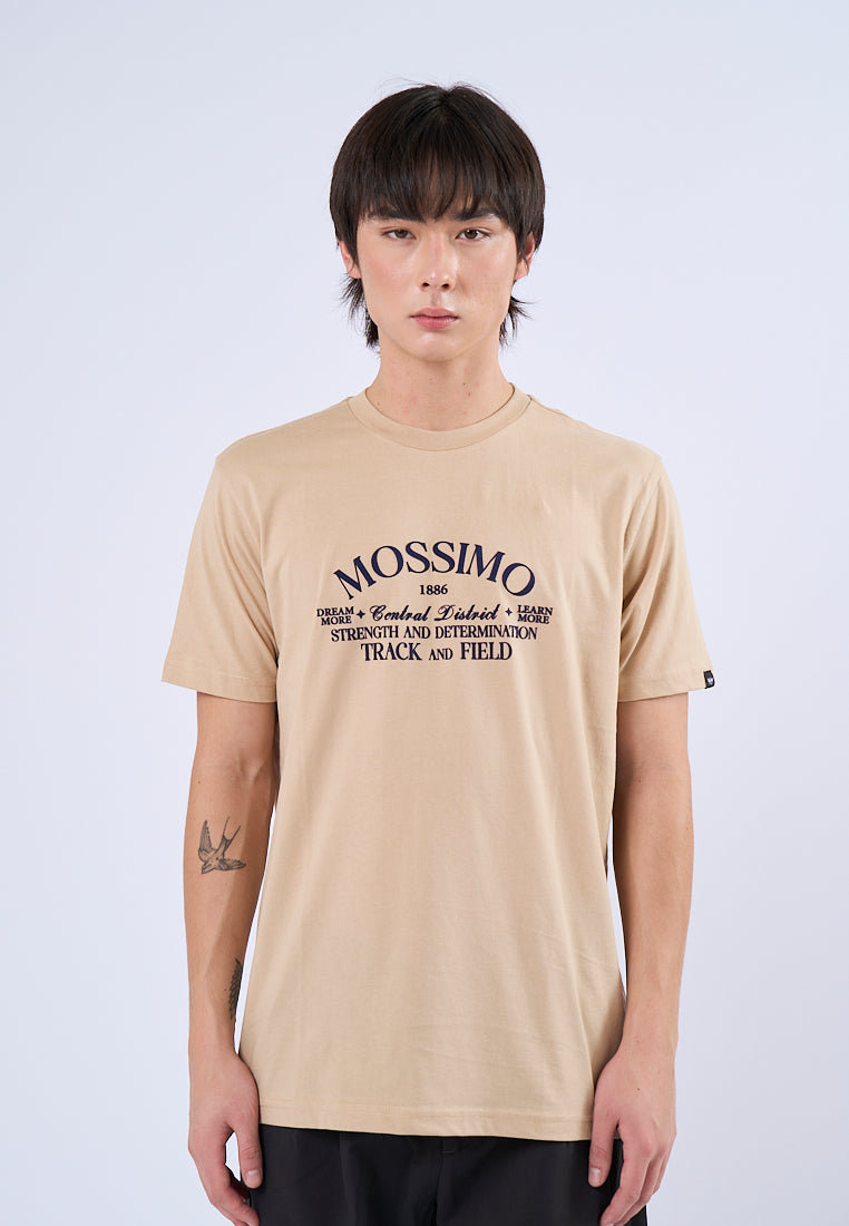 Mossimo Xavian Wheat Round Neck Classic Fit Tee