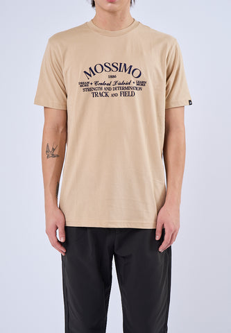 Mossimo Xavian Wheat Round Neck Classic Fit Tee