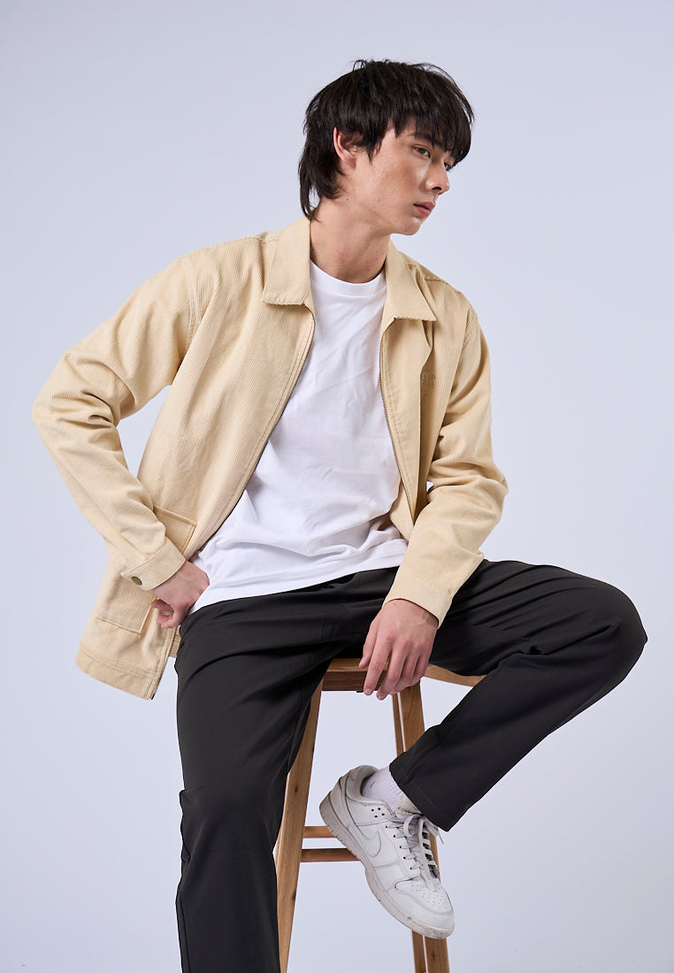 Mossimo Niall Beige Corduroy Comfort Jacket