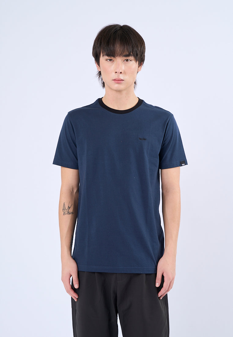 Mossimo Selwyn Dark Denim Round Neck Musle Fit Tee