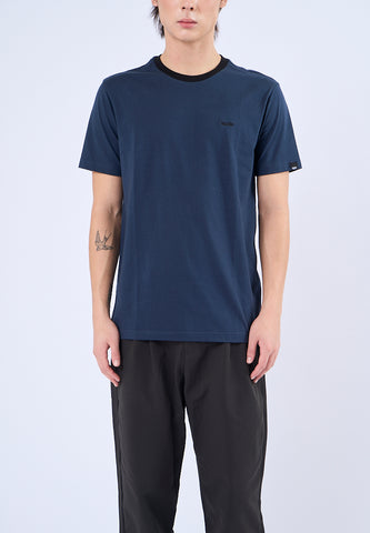 Mossimo Selwyn Dark Denim Round Neck Musle Fit Tee