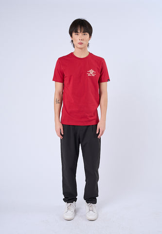 Mossimo Jeff Red Muscle Fit Tee