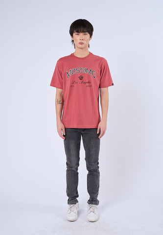 Mossimo Iverson Dusty Cedar Round Neck Comfort Fit Tee