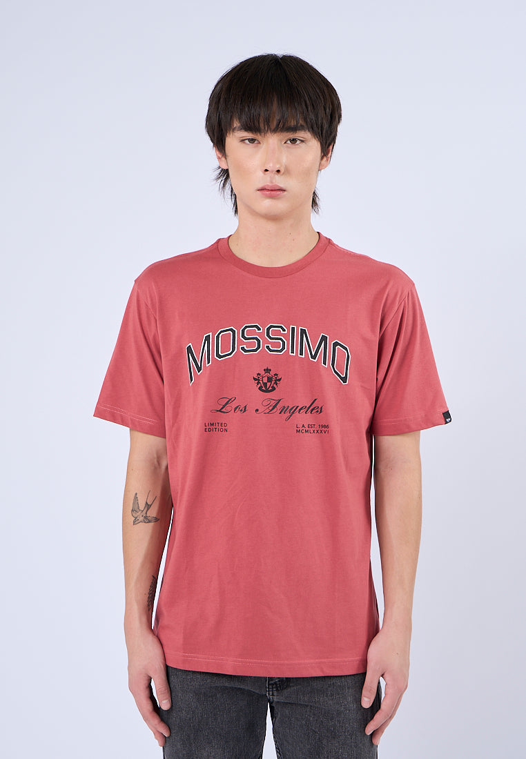 Mossimo Iverson Dusty Cedar Round Neck Comfort Fit Tee