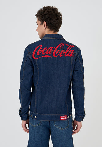 Mossimo Walter Dark Blue Coca Cola Modern Fit Jacket