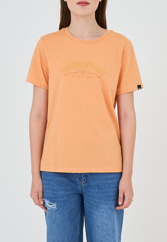 Mossimo Maria Light Orange Classic Fit Tee