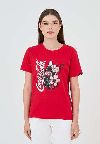 Mossimo Leigh Red Coca Cola Classic Fit Tee