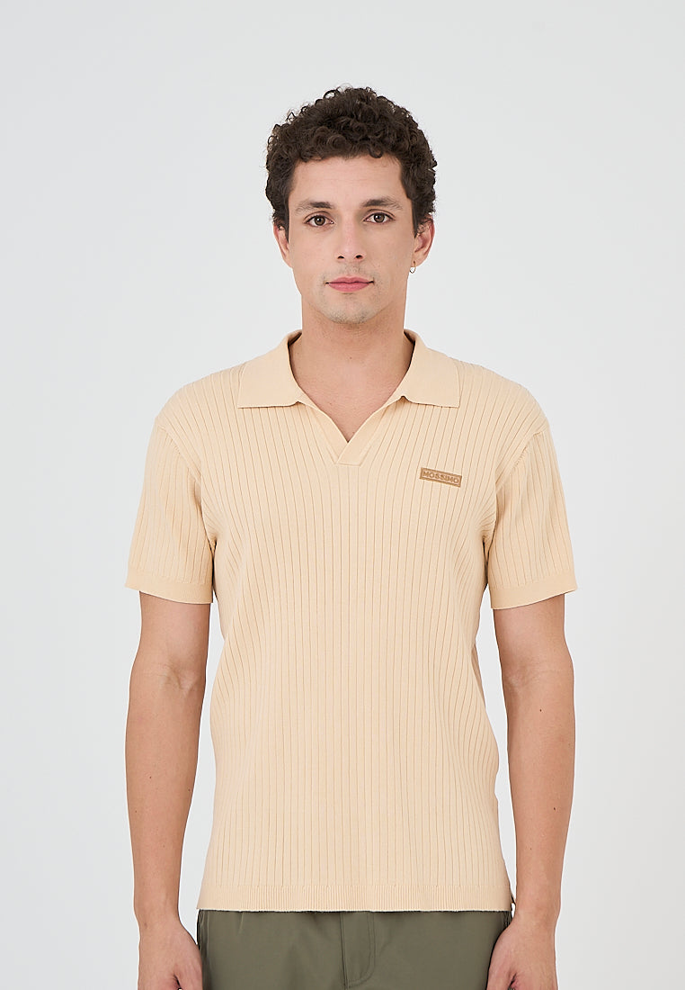 Mossimo Jheo Light Beige Classic Fit Polo Shirt