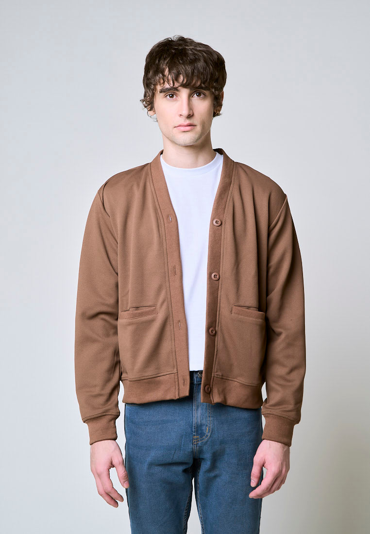 Mossimo Dexter Brown Cardigan Jacket