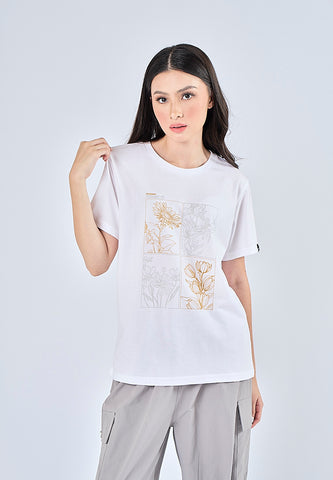 Mossimo Amelia White Classic Fit Tee