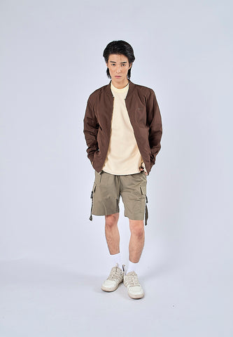 Mossimo Calix Beige Brown Modern Reversible Jacket