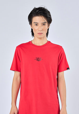 Mossimo Jethro Red Muscle Fit Tee