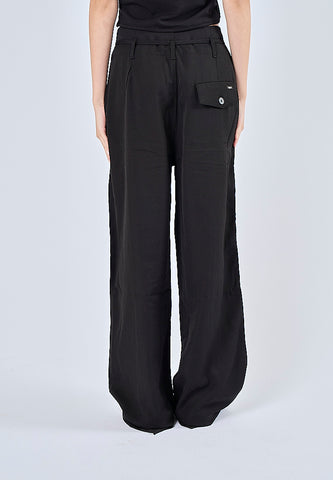 Mossimo Jericka Black Wide Leg High Waisted Trousers