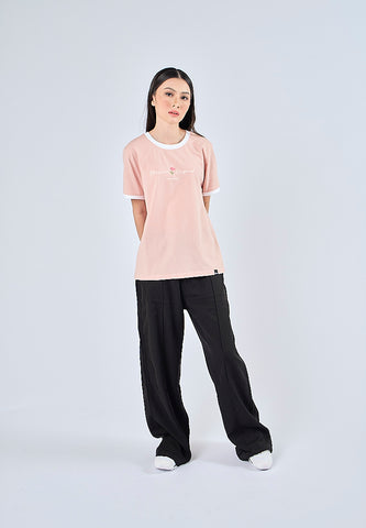 Mossimo Krizha Light Pink Classic Fit Tee