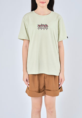 Mossimo Janina  Fog Green Classic Fit Tee