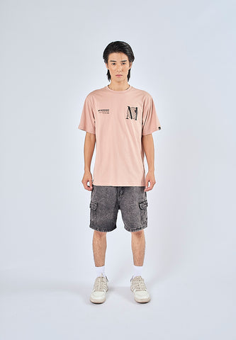 Mossimo Leonard Light Pink Comfort Fit Tee