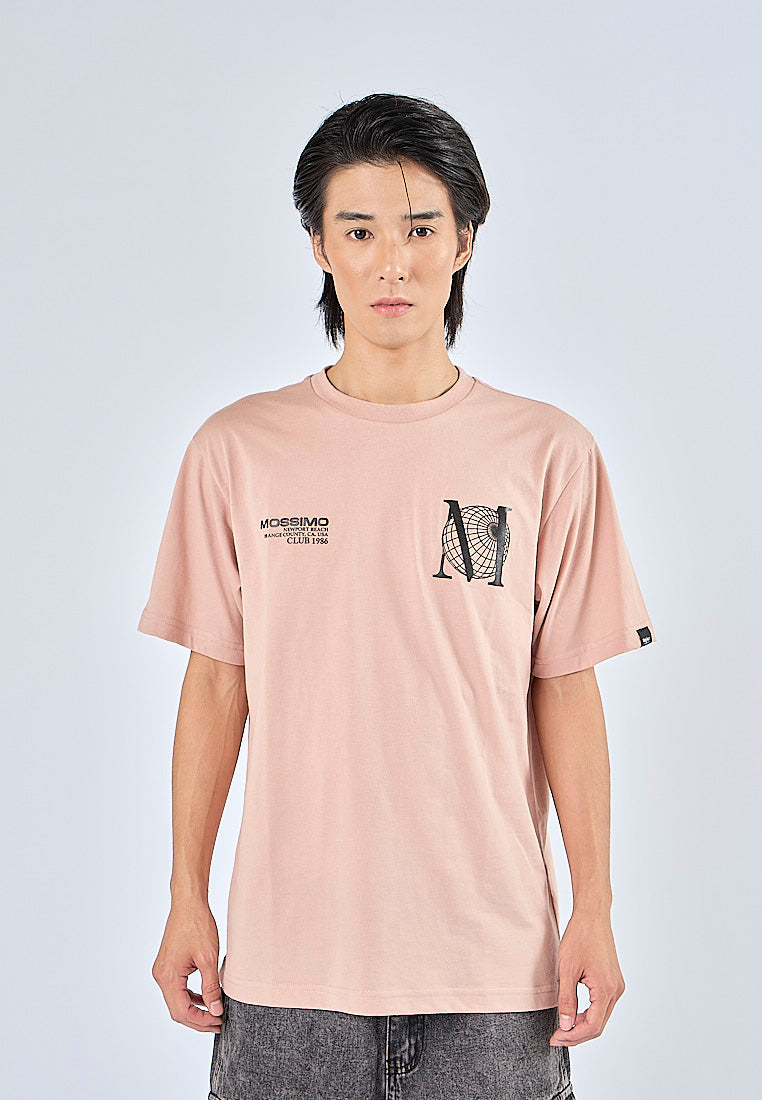 Mossimo Leonard Light Pink Comfort Fit Tee