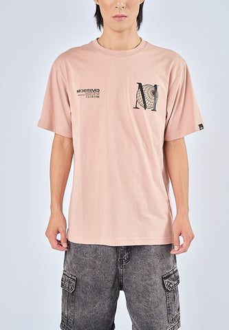 Mossimo Leonard Light Pink Comfort Fit Tee