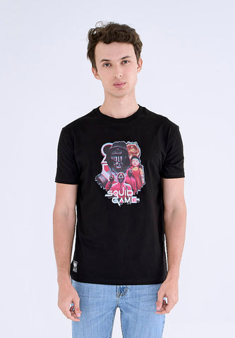 Mossimo Black Squid Game Graphic Unisex Tshirt