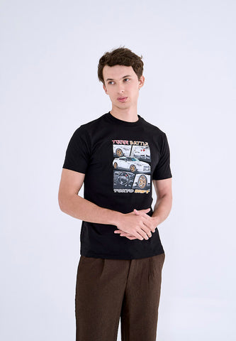 Mossimo Angelo Black Premium Classic Fit Tee