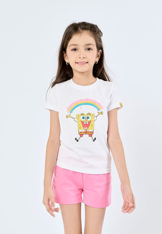 Mossimo Kids White Spongebob Basic Tee