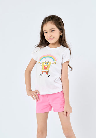 Mossimo Kids White Spongebob Basic Tee