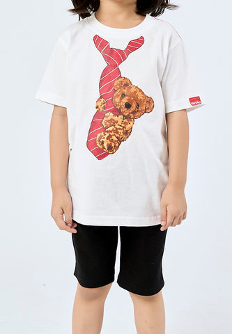 Mossimo Kids Acy White Mossybear Tshirt