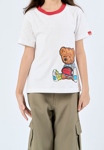 Mossimo Kids Cyrel White Mossybear Tshirt