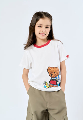 Mossimo Kids Cyrel White Mossybear Tshirt