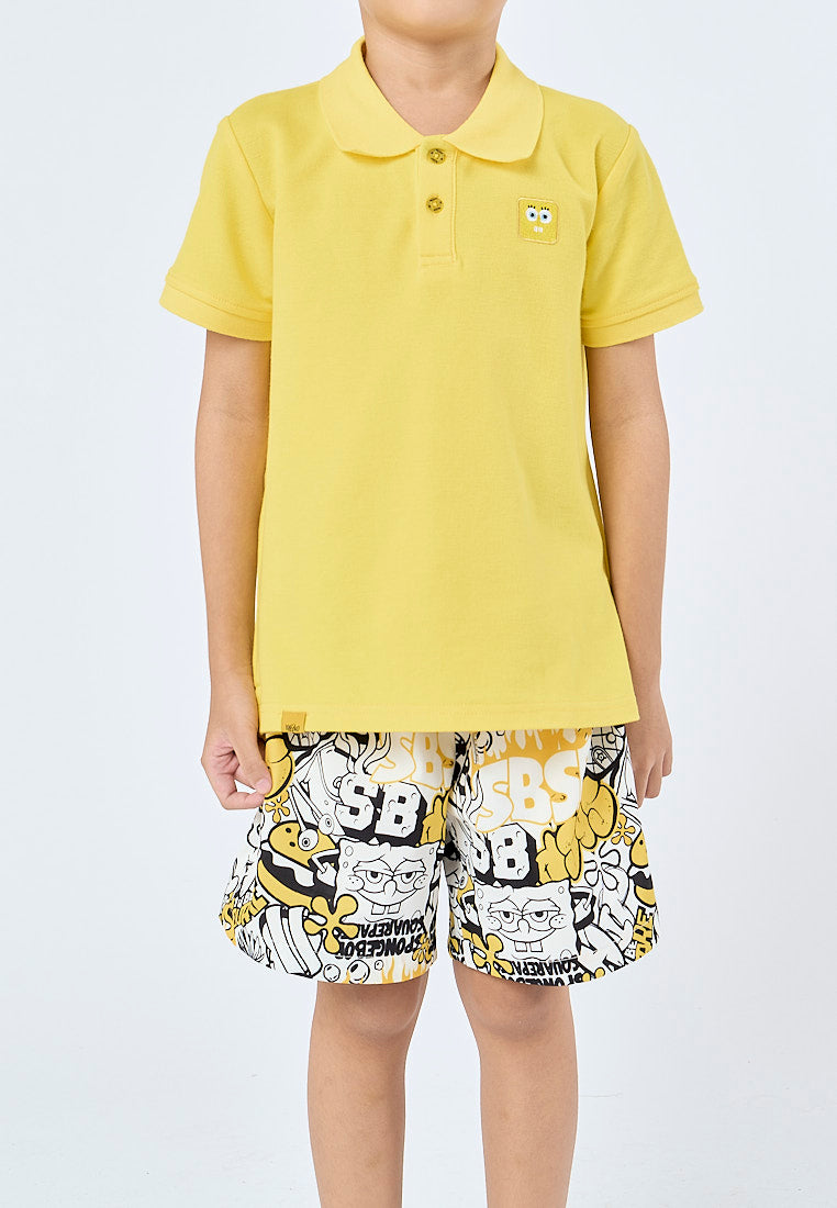 [KIDS GIFT SET] Mossimo Kids Spongebob Yellow Polo Shirt