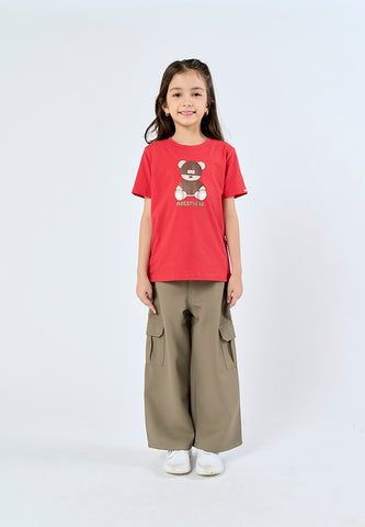 Mossimo Kids Alex Red Mossybear Tshirt