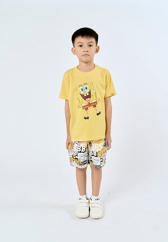 Mossimo Kids Blazing Yellow Spongebob Basic Tshirt