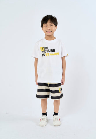 Mossimo Kids White Spongebob Basic Tee with High Density Print