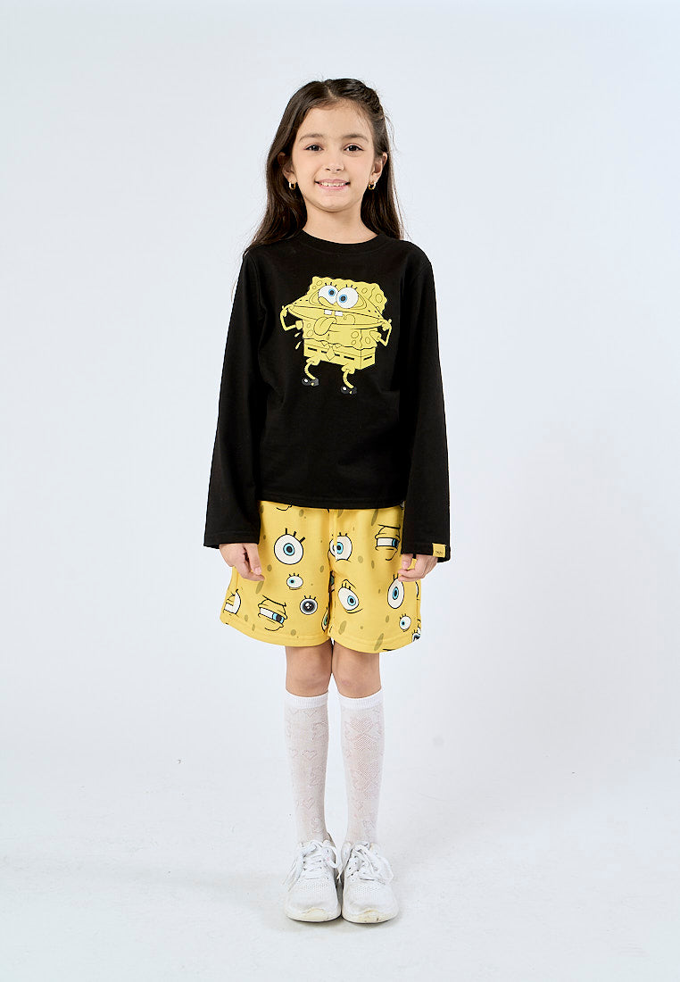 Mossimo Kids Black Spongebob Long Sleeve Top