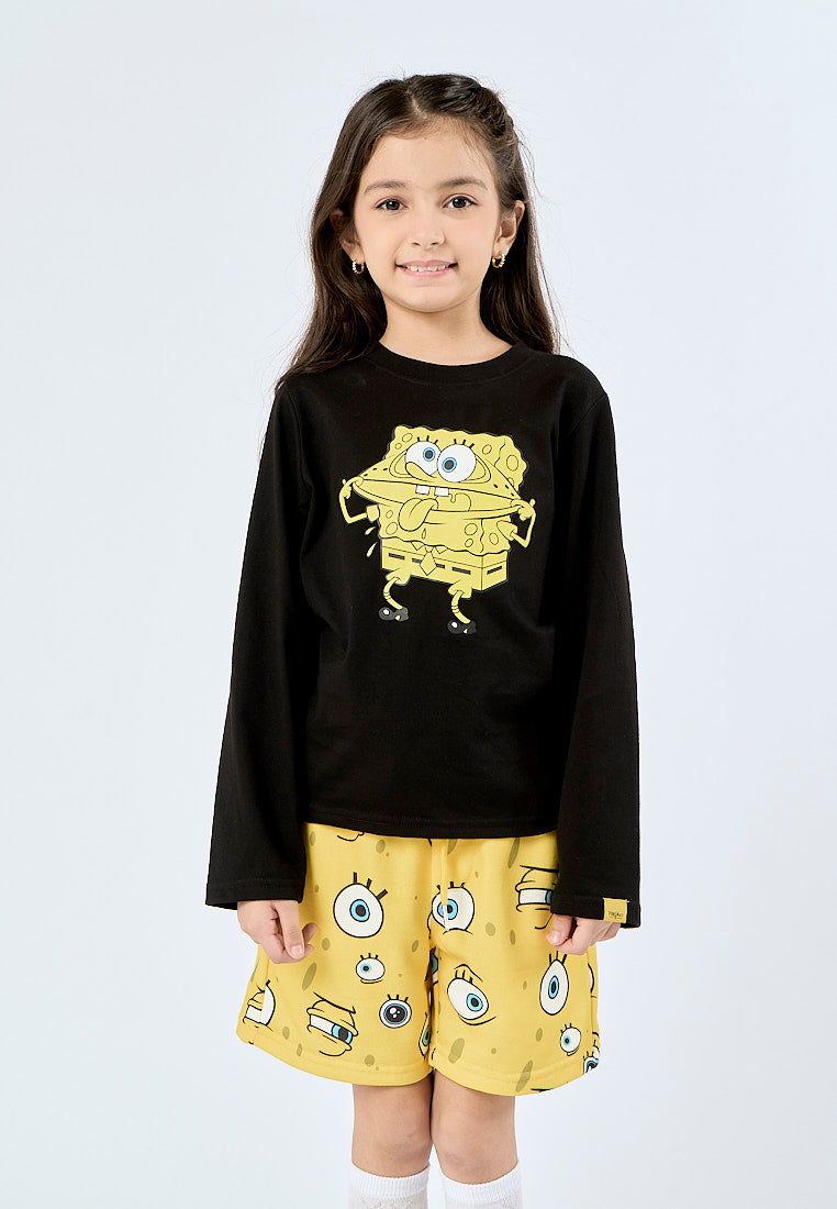 Mossimo Kids Black Spongebob Long Sleeve Top